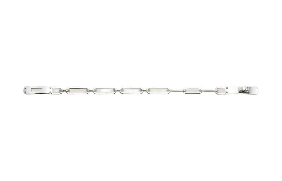 HERMES HERMES 925 Sterling Silver Bracelets Unisex Silver