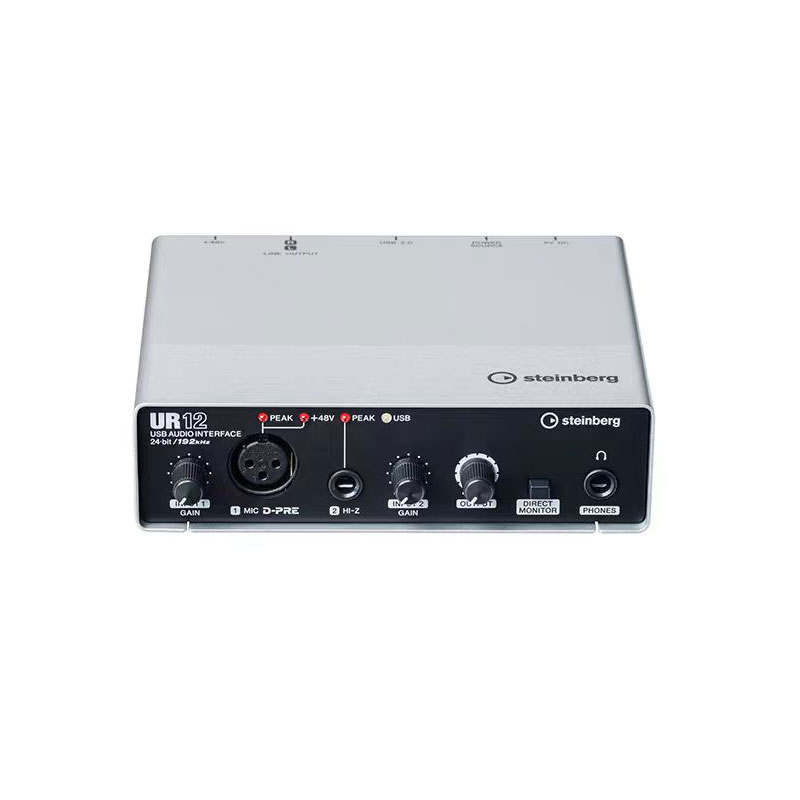 YAMAHA External Sound Cards UR12 USB Audio Interface Recording, Arranging, Live Streaming, Singing, Guitar, Voice over