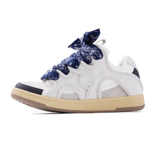 XIX Platform Puffy Shoes Slip Resistant, Abrasion Resistant, Height Increasing Low top Skateboard Shoes Unisex
