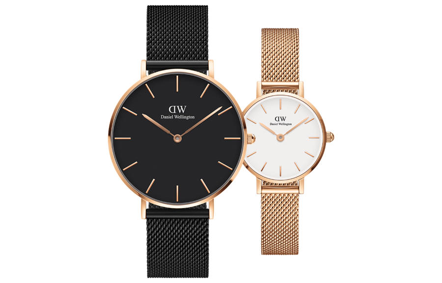 DW/DanielWellington Daniel Wellington DanielWellington Watch Wrist Watches Quartz Movement Black Dial Unisex