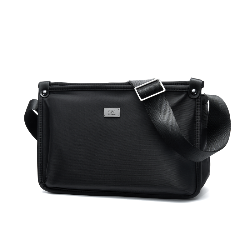 SEPTWOLVES Fabric Shoulder Bag, Crossbody Bag QPL Regular Men's Black