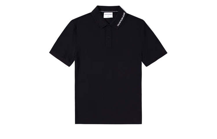 CALVIN KLEIN Polo Shirt Men's Black