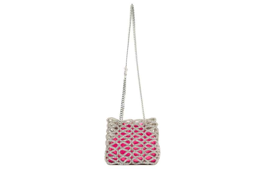 ZARA Barbie, Collaboration Thermoplastic Polyurethane Crossbody Bag, Shoulder Bag Regular Women's Silver