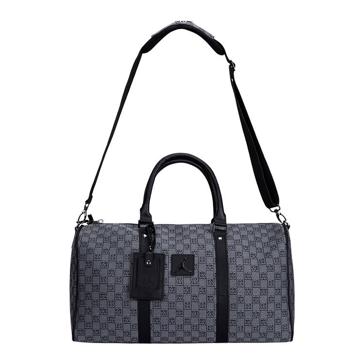 Jordan Jordan Polyester Monogram Bag, Luggage Bag, Gym Bag, Travel Bag Unisex Dark Smoke Gray