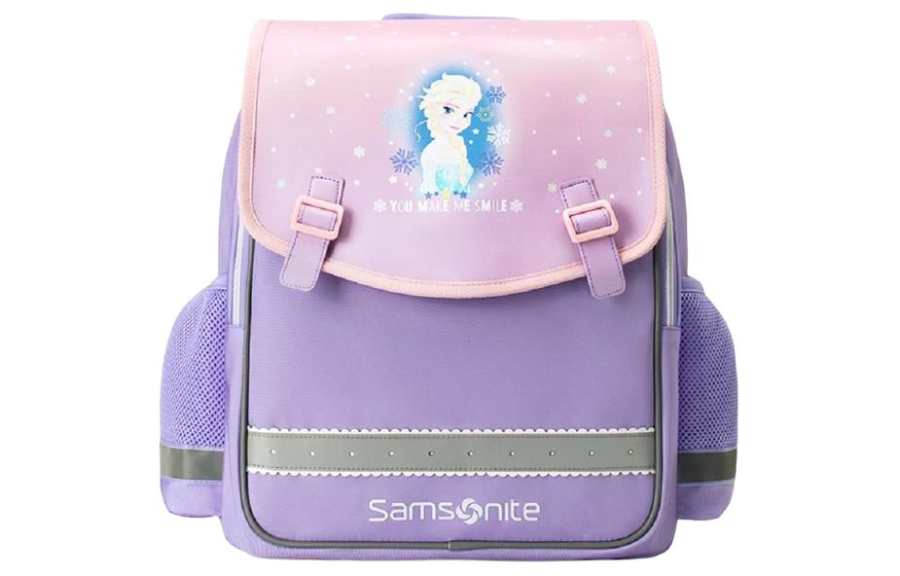 Samsonite SAMSONITE Patched Fabric Backpack Kids' Pink & Purple