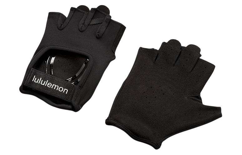 Lululemon Silicone Fitness Gloves Women's Black
