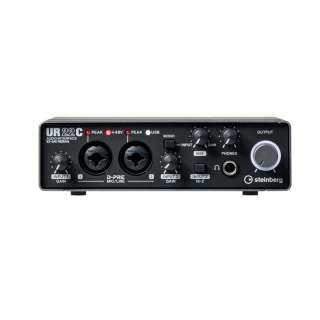 YAMAHA External Sound Cards UR22C 2X2 USB 3.0 Audio Interfaces