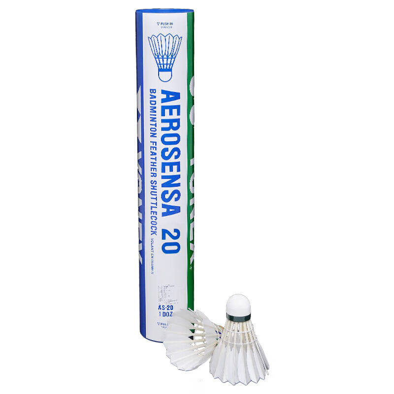 YONEX YONEX Goose Feather Shuttlecock 12 Pack Goose Feather Everyday Shuttlecocks