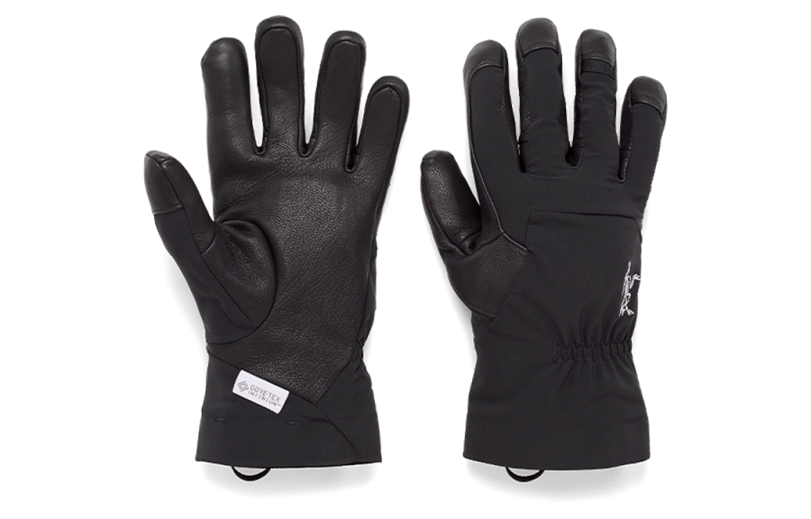 Arcteryx Arc'teryx Goatskin Knit Gloves Unisex Black