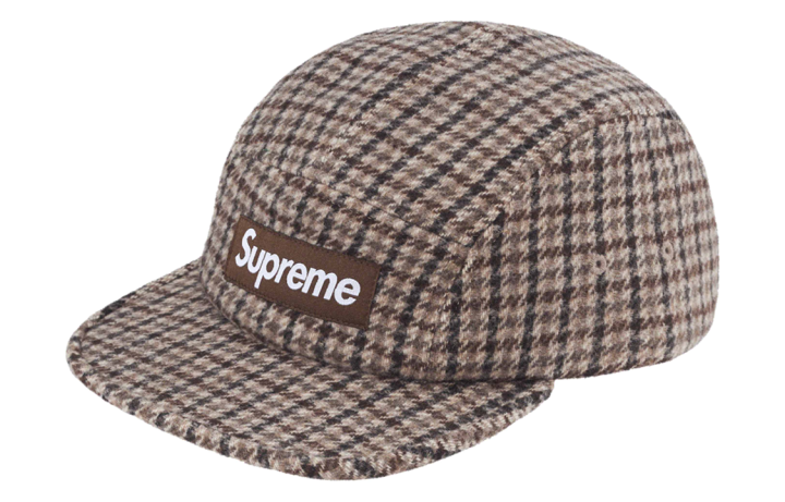 Supreme Supreme Houndstooth Wool Camp Cap