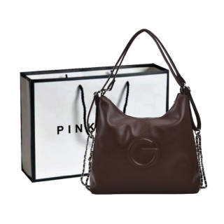 PINK·LAND Pu Backpack Shoulder Bag Regular Women's Black/White/Coffee