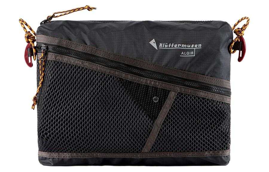 Klattermusen Fanny Pack, Crossbody Bag, Shoulder Bag Recycled Nylon Raven Black Unisex