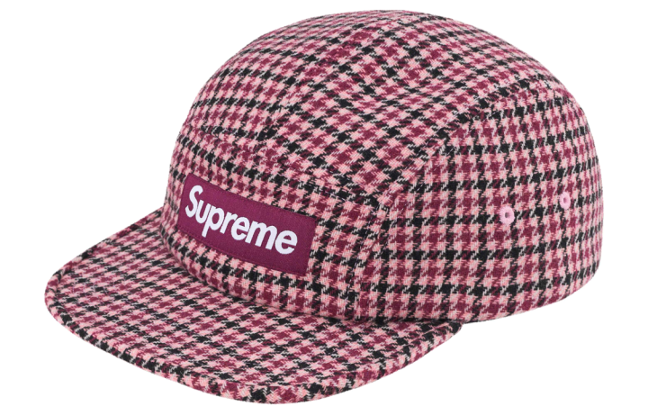 Supreme Supreme Houndstooth Wool Camp Cap
