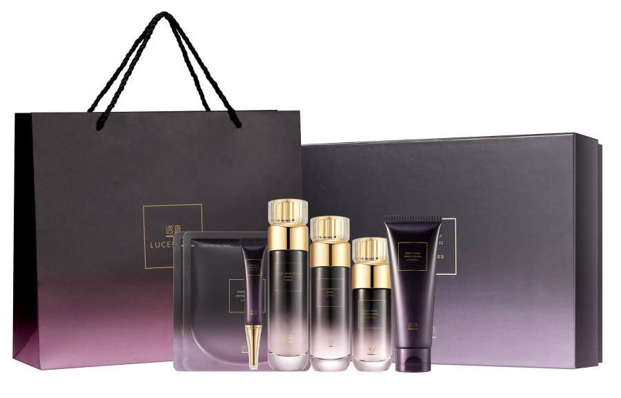 LUCENBASE Dipeptide Diaminobutyroyl Benzylamide Diacetate Wrinkle Resistant Skincare Product Gift Box Set