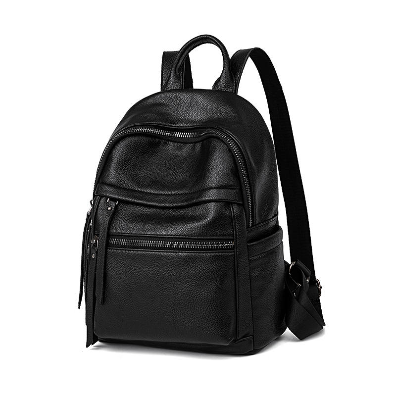 VANDEE VANDEE Soft Leather, Cow Leather Backpack Large Women's