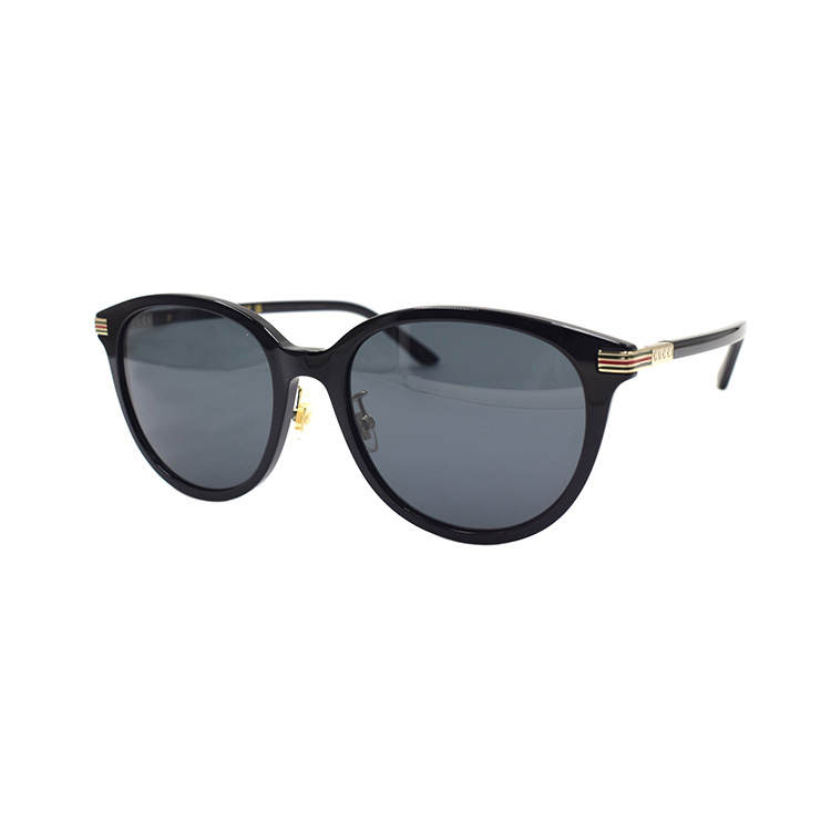 GUCCI logo-engraved round-frame sunglasses
