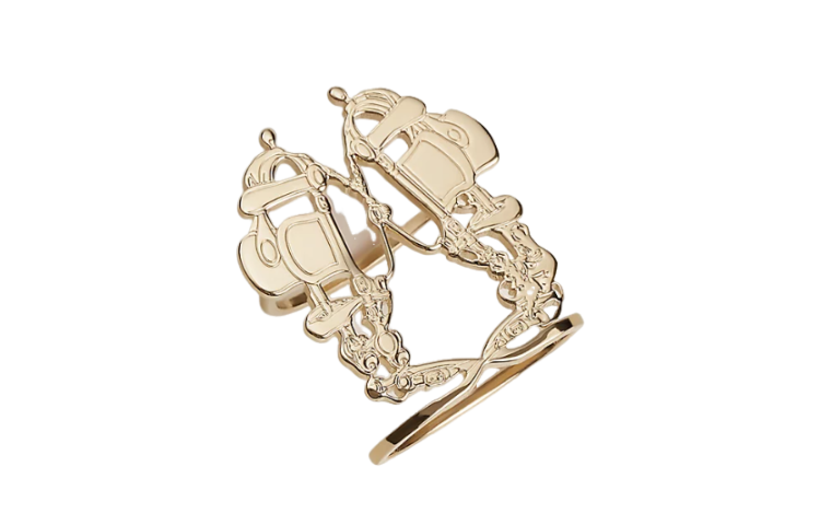 HERMES HERMES Brass Accessories Unisex Gold
