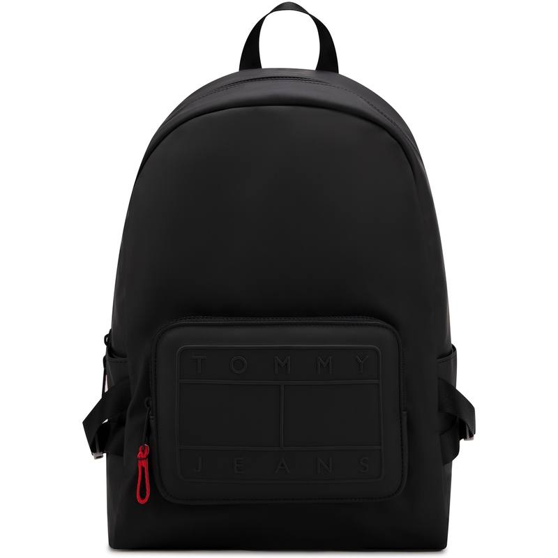 Tommy Hilfiger Tommy Hilfiger Artificial Leather Backpack Large Men's Black