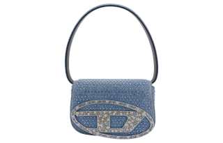 DIESEL Denim Handbag, Shoulder Bag Women's Blue