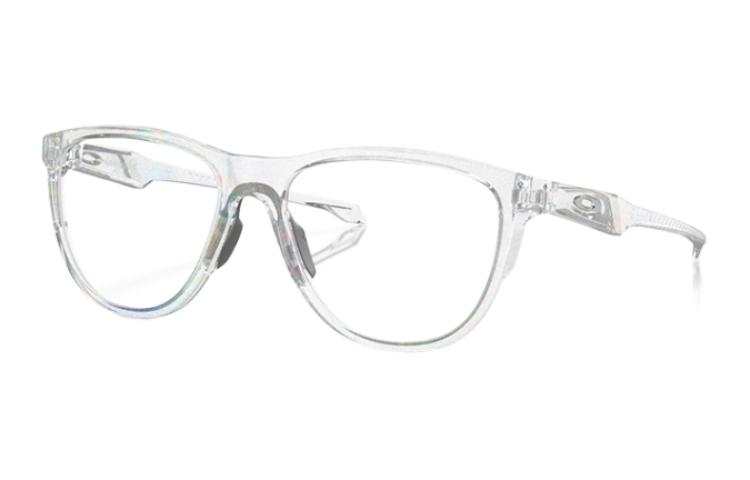 Oakley Oakley Injection Molded Irregular Shape Eyeglass Frames Unisex Transparent