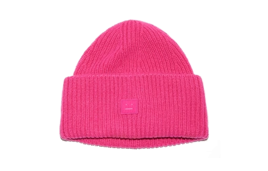 Acne Studios Acne Studios Small Face Logo Beanie