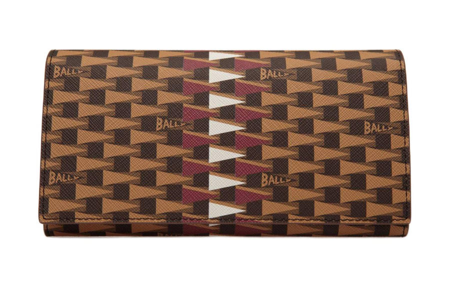 BALLY BALLY With Leather Wallet Men's Brown
