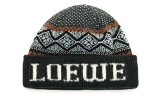 LOEWE X Suna Fujita Intarsia Beanie
