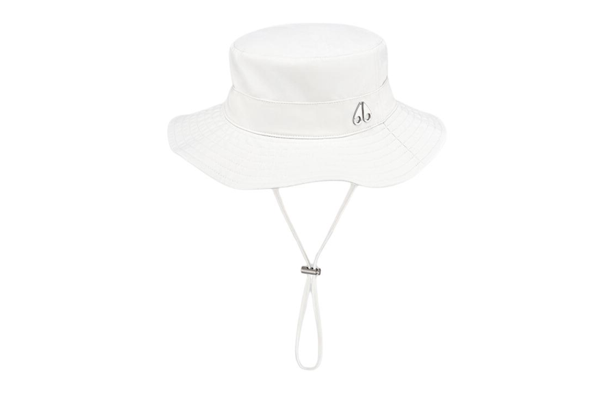 Moose Knuckles Moose Knuckles Polyamide Bucket Hats Men's White Black