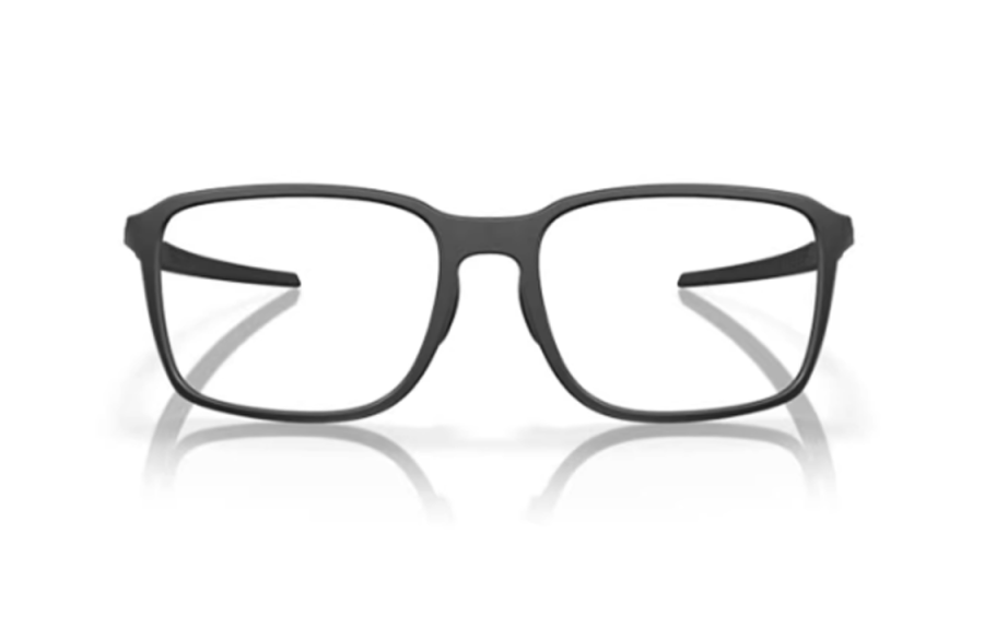 Oakley Oakley Injection Molded Irregular Shape Eyeglass Frames Unisex Black