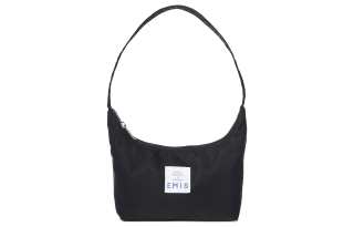 Emis Polyester Hobo Bag, Handbag, Shoulder Bag Unisex Black