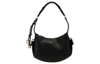 GANNI Leather Handbag, Shoulder Bag Women's Black