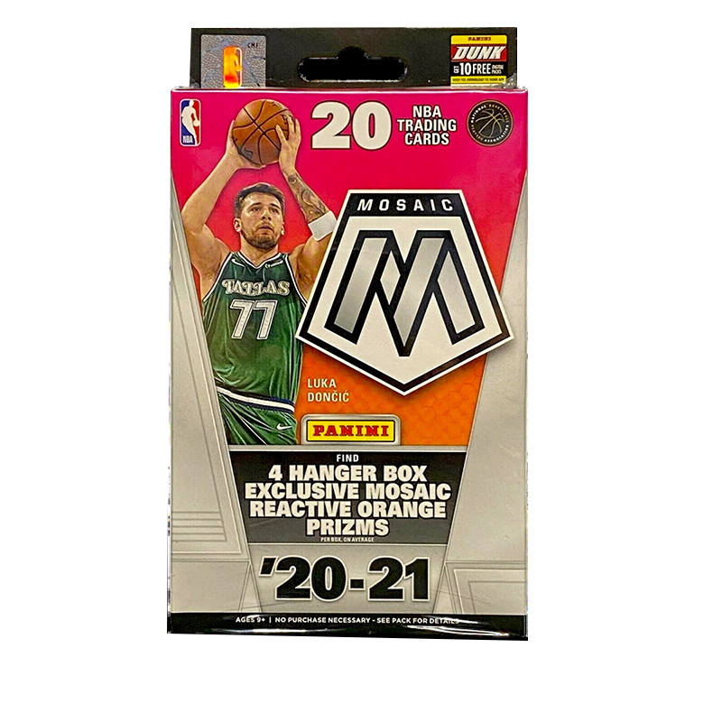 PANINI 2020 21 Basketball NBA Mosaic Hanger Box Mosaics, Hanging Box Sports Cards 1 Box
