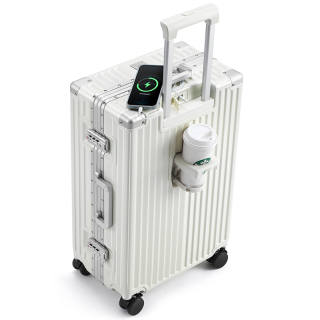 WALKTRIP Multifunction PC Luggage Travel Box Quiet Spinner Wheels Computer Case Password Box 20 Inch, 24 Inch, 26 Inch