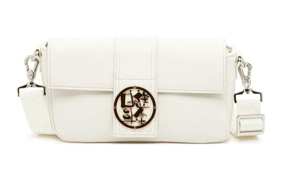 Li-Ning Li Ning Rijin Doujin Collection Polyester Crossbody Bag, Shoulder Bag Unisex Ivory