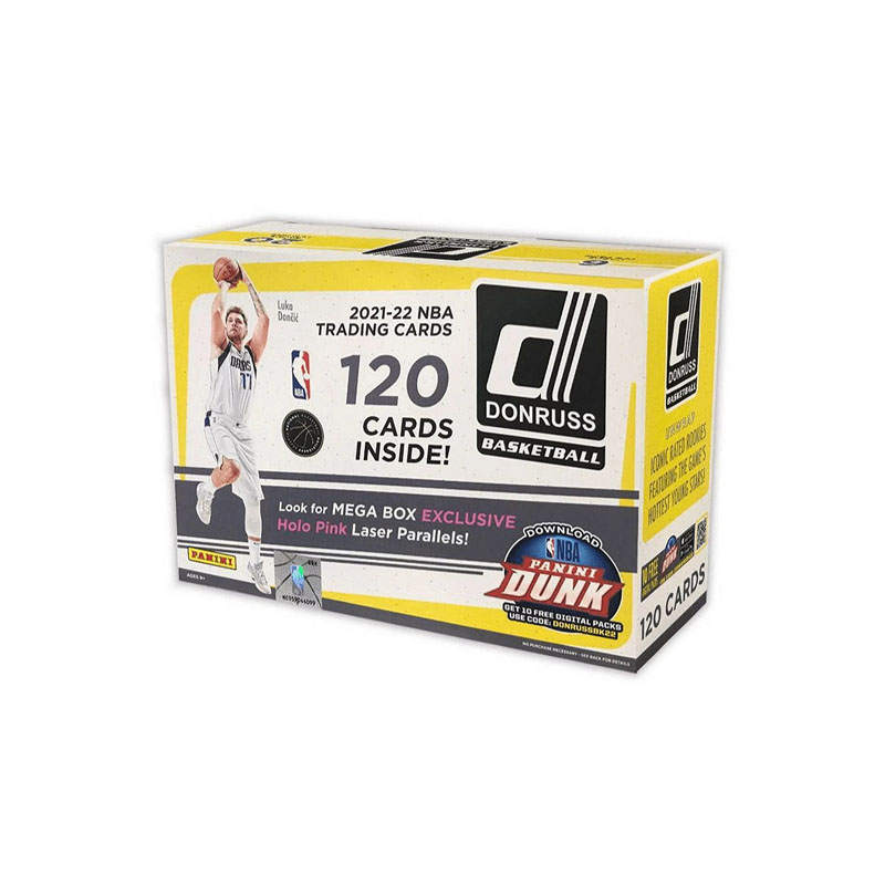 PANINI NBA Basketball Card 2021 22 Donruss Mega Box Durex Sports Cards 1 Box Included