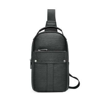JAGUAR Fabric Sling Bag Regular Men's Black