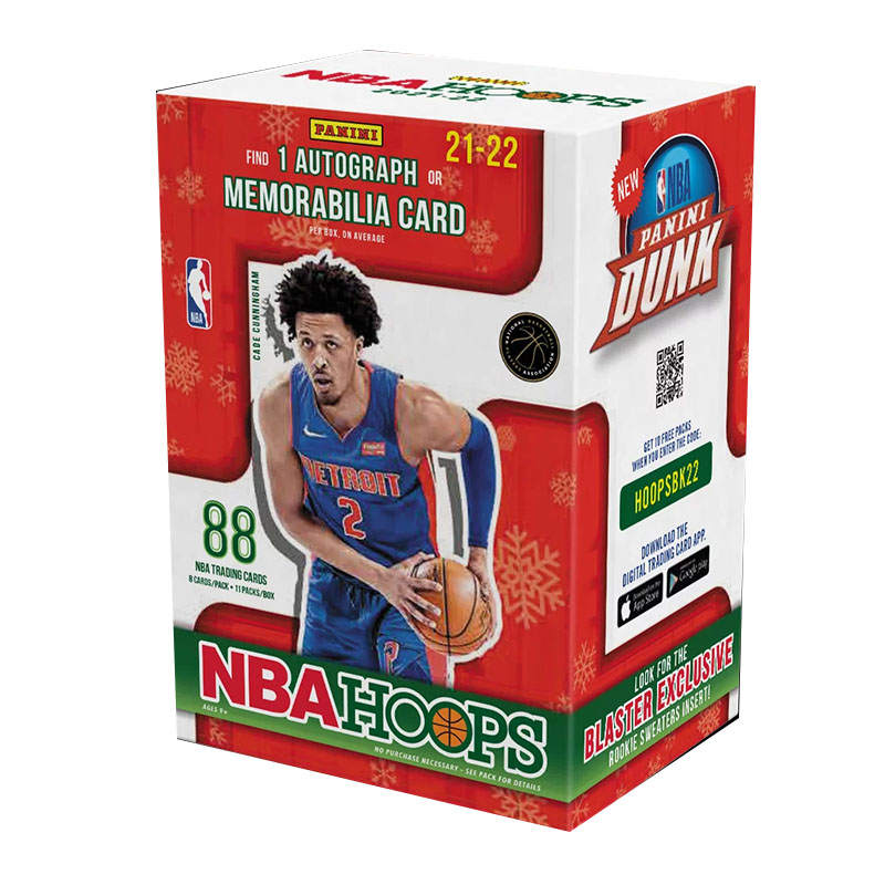 PANINI NBA Basketball Card 2021 22 Hoops Basketball Holiday Edition Sports Cards Whole Box