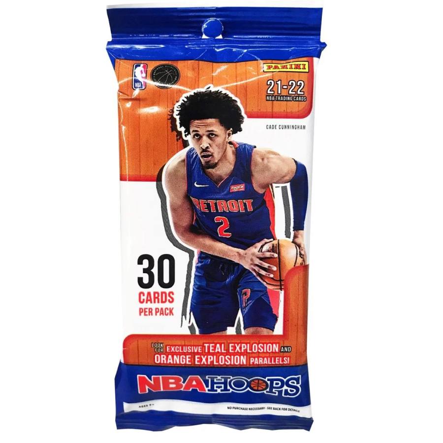 PANINI NBA Basketball Card 2021 22 HOOPS Fat Pack Sports Cards 1 Pack