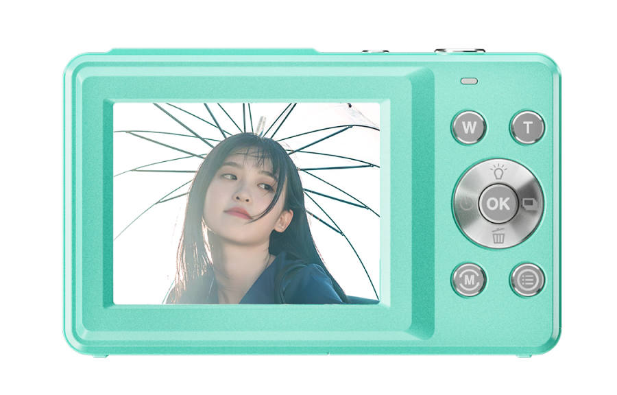 CHUBU CHUBU DC403G Digital Cameras HD Campus Vlog Students Affordable Entry Level Vintage Card Machine Portable Small