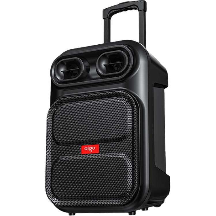 AIGO Speakers Portable Tie Rods Outdoor Square Dance Subwoofer High Power Outdoor Extra Large Volume Mobile
