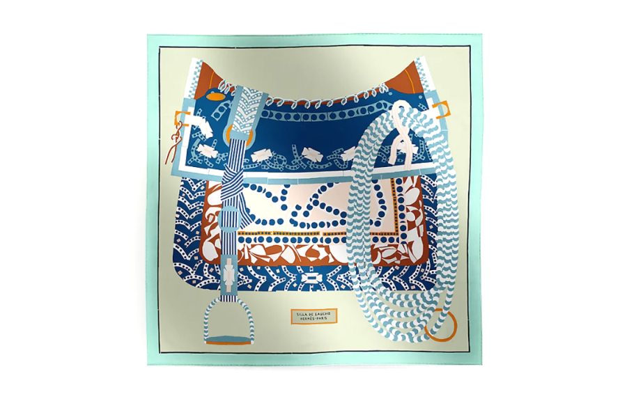 HERMES High Joe Fashion Style Saddles Scarves Women's Multicolor