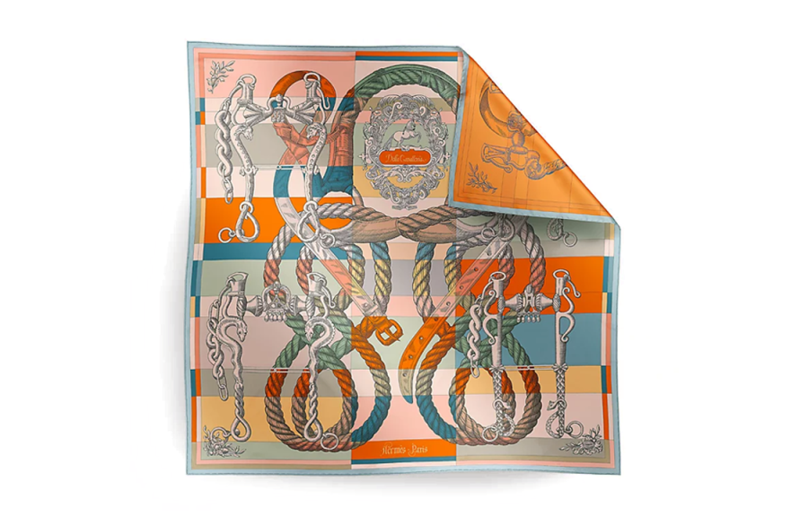 HERMES Della Cavalleria Scarves Women's Multicolor
