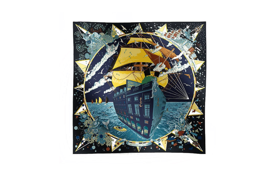 HERMES HERMES Flagship Scarves Women's Multicolor