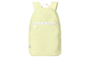 TURN UP Nylon Backpack Large Unisex Light Yellow