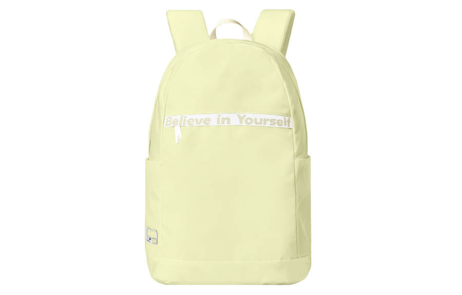 TURN UP Nylon Backpack Large Unisex Light Yellow