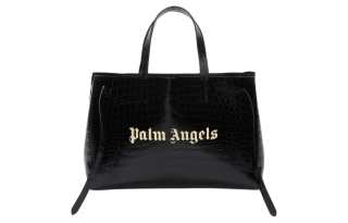 Palm Angels 24/7 leather tote bag
