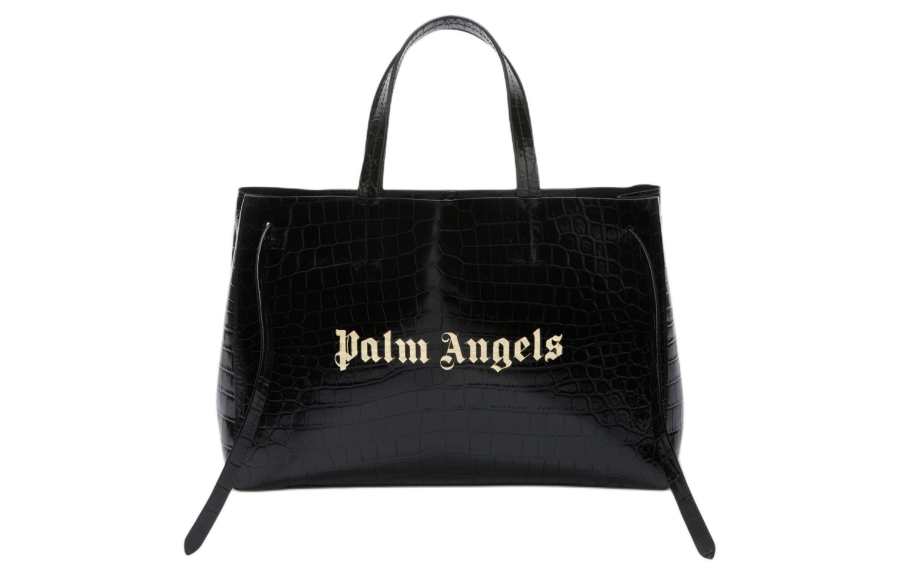 Palm Angels 24/7 leather tote bag