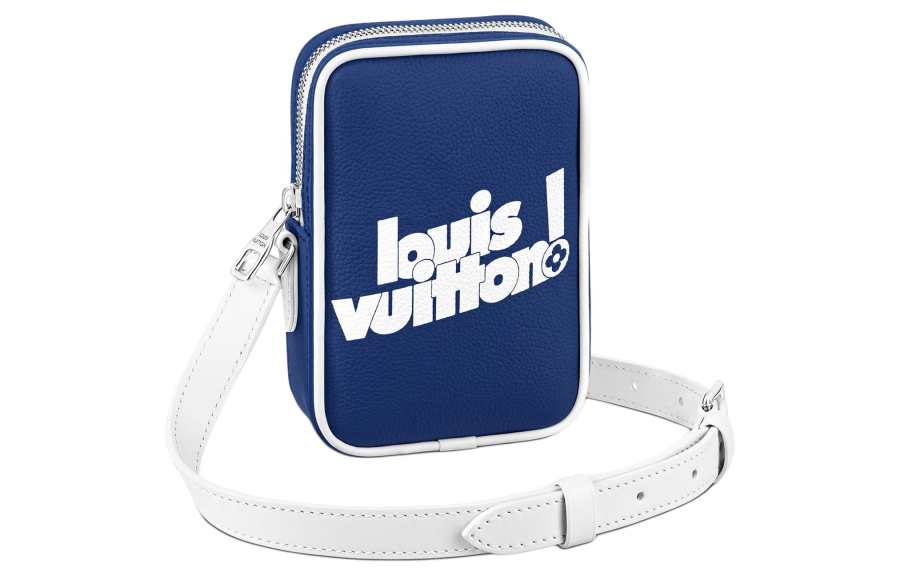 LOUIS VUITTON LOUIS VUITTON Daube Ppm Shoulder Bag Monogram Blue