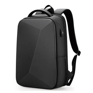 FENRUIEN PC+Oxford Backpack Handbag Large Men's Black/Gray