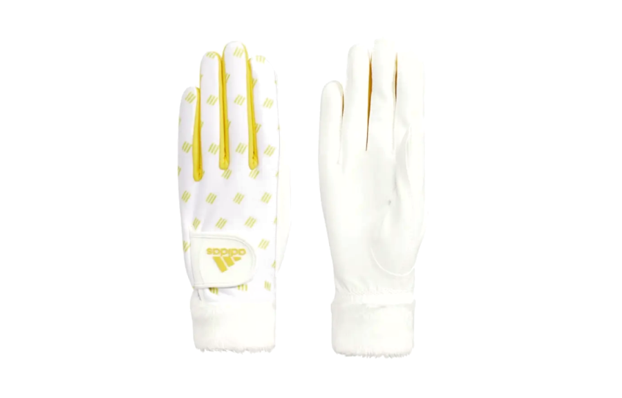 Adidas Adidas Synthetic Leather, Mesh Material, Fur Sports Gloves Unisex White